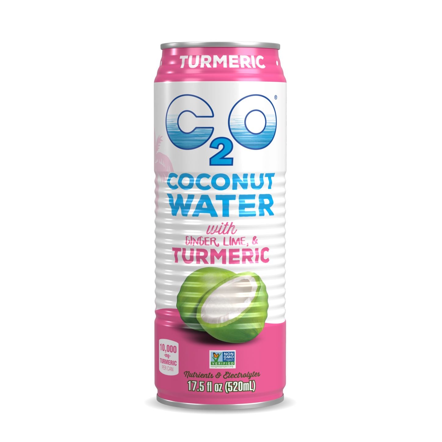 Coconut Water with Ginger, Lime, and Turmeric - 17.5 fl oz. (12-Pack)