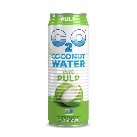 Coconut Water with Pulp - 17.5 fl oz. (Pack of 12)